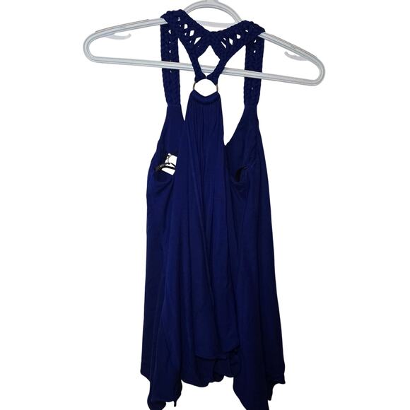 Sky Y2K Inspired Racerback Braided Tank Size Small - Picture 2 of 5